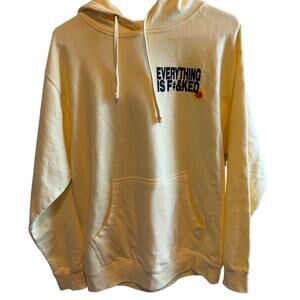 Noel Miller Live Everything Is F#&ked Tour Butter Yellow Hoodie Sweatshirt M